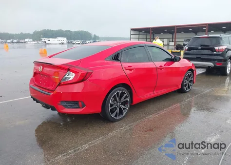 2021 Honda Civic Sport из США, поврежденный, VIN 2HGFC2F89MH547636